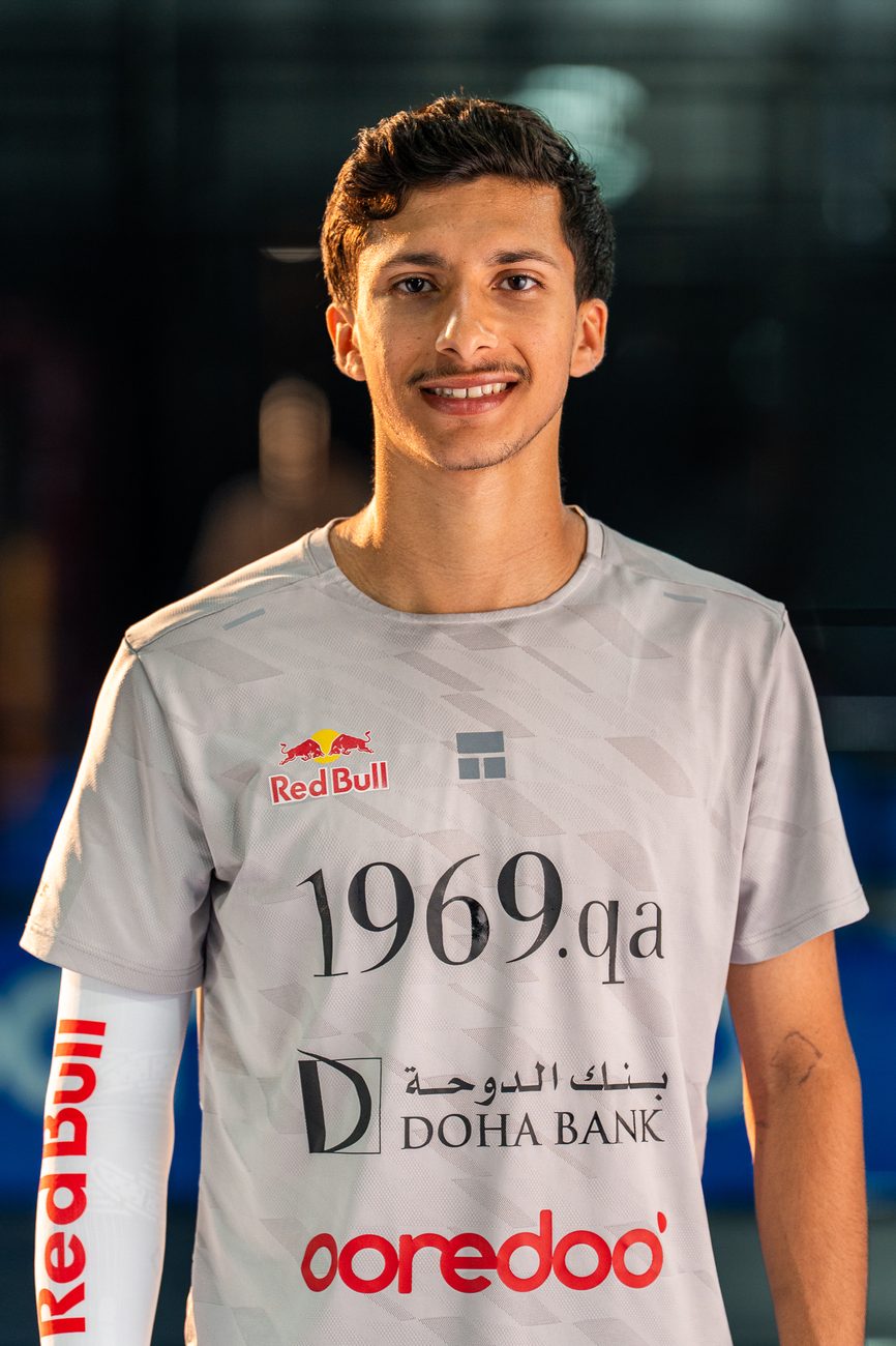 Portrait of Mashari Nawaf smiling
