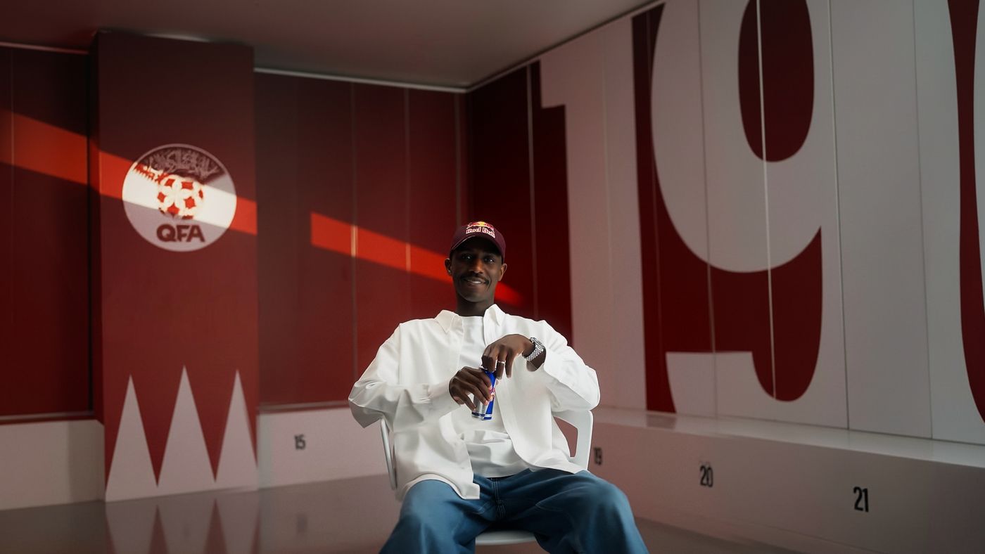Almoez Ali in the QFA locker room, A cam